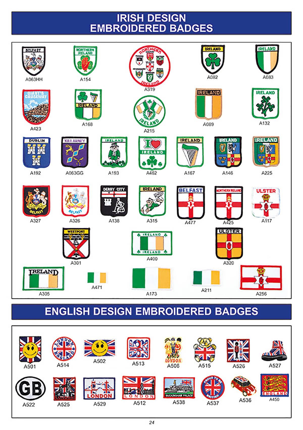 souvenir irish design badges